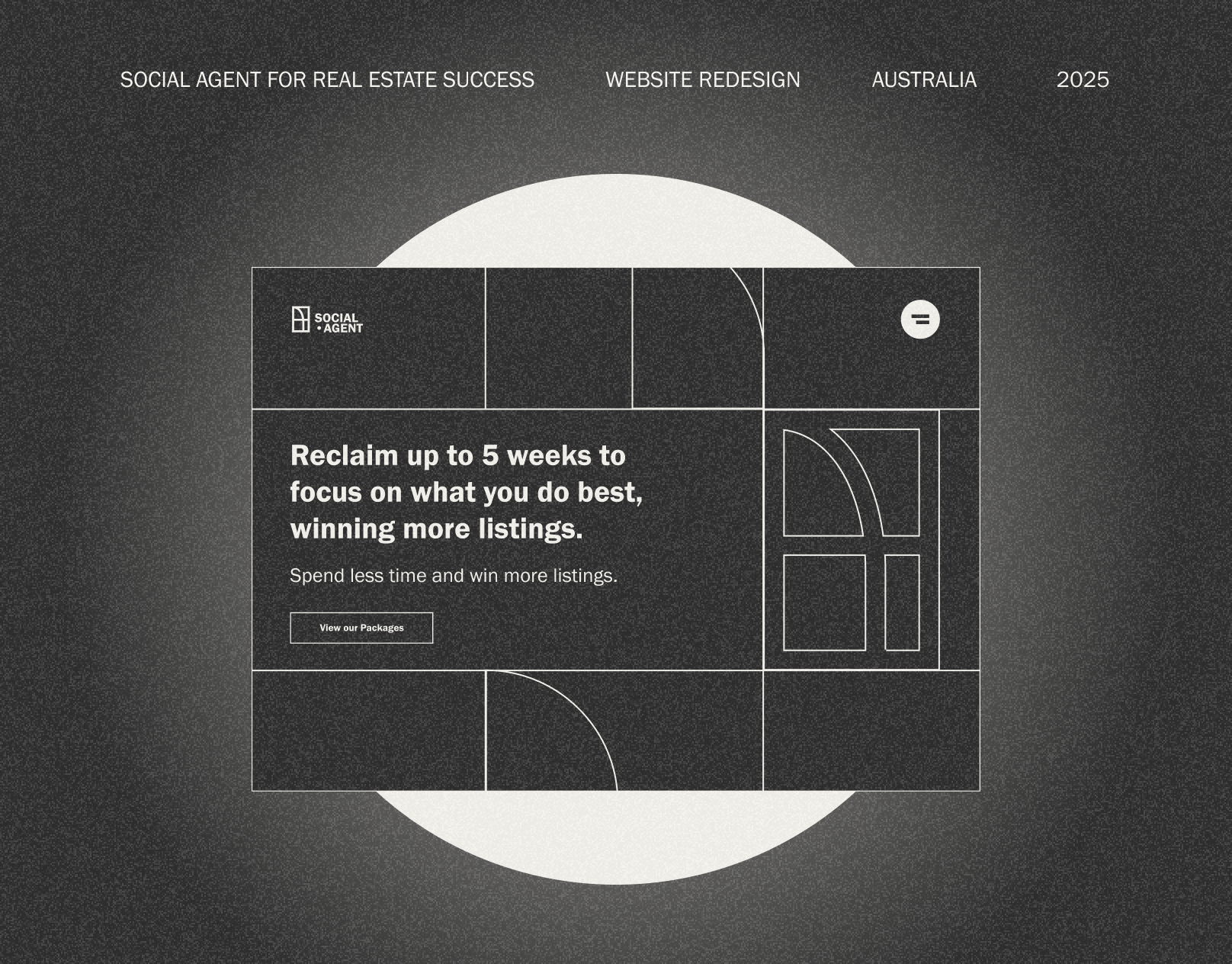 Example of Modern Redesign for Real Estate Platform