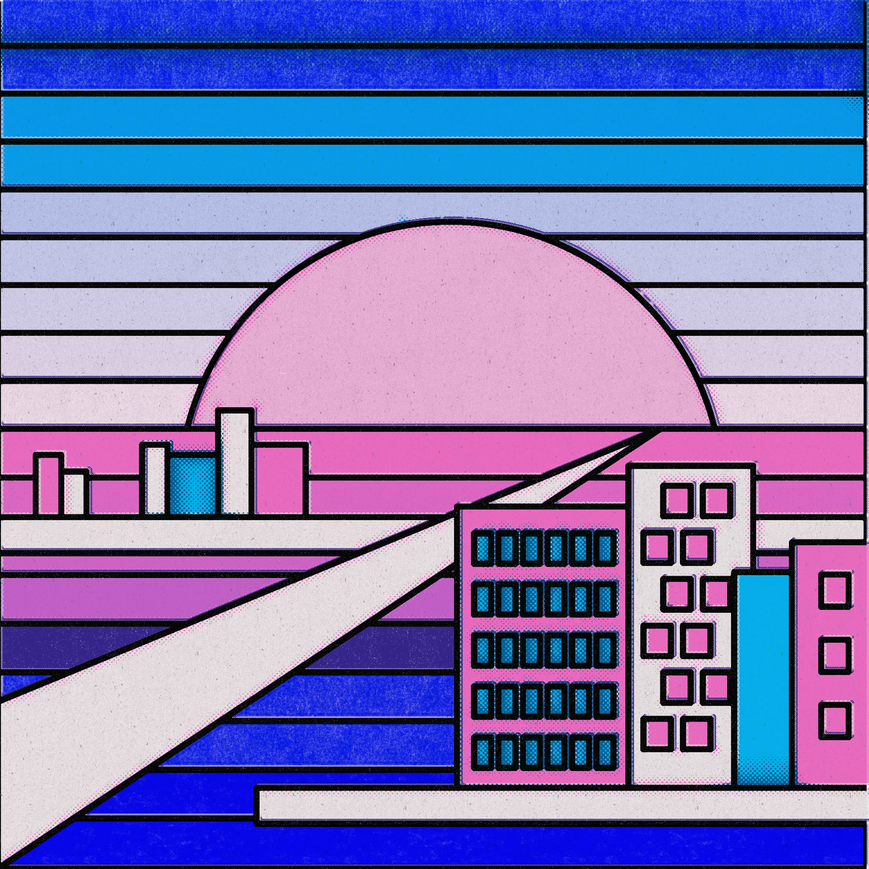 Circuit EmotioneL par Dr. Mad (2020) artwork cover graphic design illustration minimal permanent press photoshop