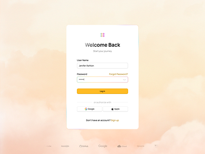 Log in Page ai b2b chatgpt design open ai saas trend ui ui design webdesign