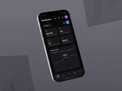 NexusDash | SaaS Business Analytics Dashboard Mobile App animation app application branding design development graphic design illustration logo motion graphics no code no code development nocode ui web design web development