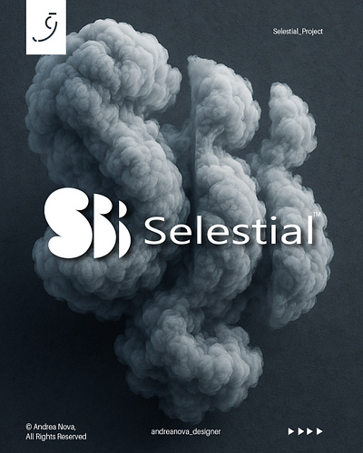 Selestial - Concept Logo 3d app branding design graphic design illustration logo motion graphics typography ui