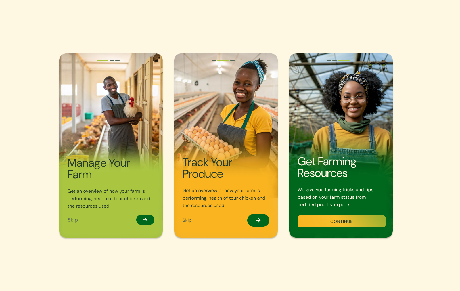 Agriculture App Onboarding screen appdesign graphic design mobile onboarding ui