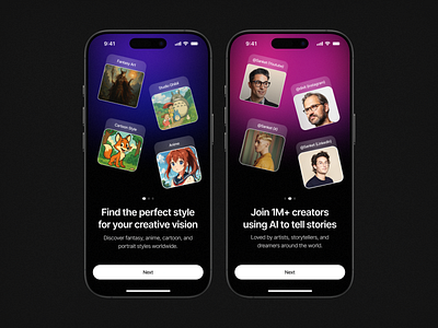 Onboarding Screens app app design figma ui ux web web design