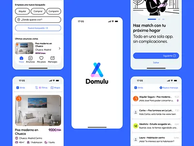 Domulu – UX/UI Case study for a smart apartment search app casestudy cleanui domulu figma minimaldesign mobileappdesign prototyping realestateapp rentalapp uidesign uxdesign uxui