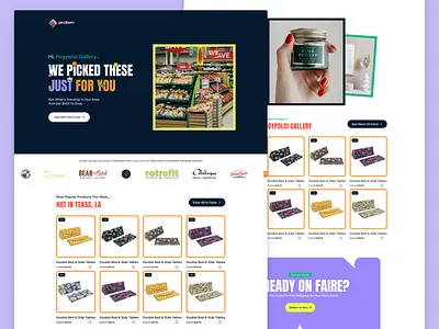 Picobarn Landing Page Design landing page picobarn shopify ui ux website website design