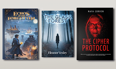 Book Cover Designs cover book art cover bookl design graphic design illustration kindle cover