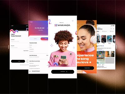 Africa's First Social Messaging Community 3d agency animation branding design design agency graphic design illustration logo motion graphics ui ux vector