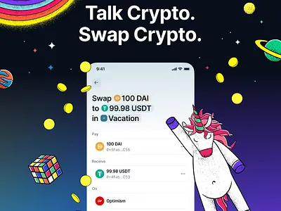 Status — Your Crypto Wallet animation app branding crypto cypto wallet illustration marketing ui ui design wallet app web3