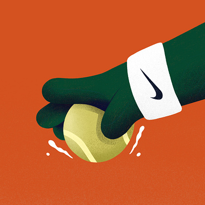 Tennis is Life - Hand Illustration french open illustration roland garros tennis tennis illustration