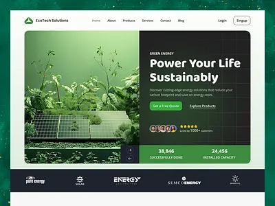 Designing EcoTech: Renewable Energy cleanenergy climateaction designinspiration designthinking greenenergy interactiondesign majiduruix productdesign renewableenergy simpleux sustainability uidesign uiuxdesign userexperience userinterface uxdesign uxprocess uxresearch uxui webdesign