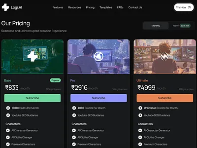 Minimal Pricing Page