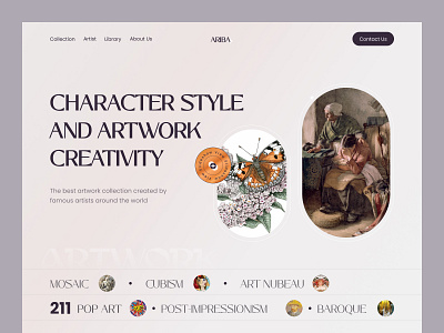 Creative agency website agency agency design art art agency art website branding creative creative agency digital art ui uiux design web web app web design website website design