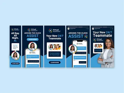 AI Assistant Social Media Ads ads advertising ai ai assistant brand brand design branding dental marketing dental software marketing dentistry design digital marketing google graphic design layout design meta social social media typography