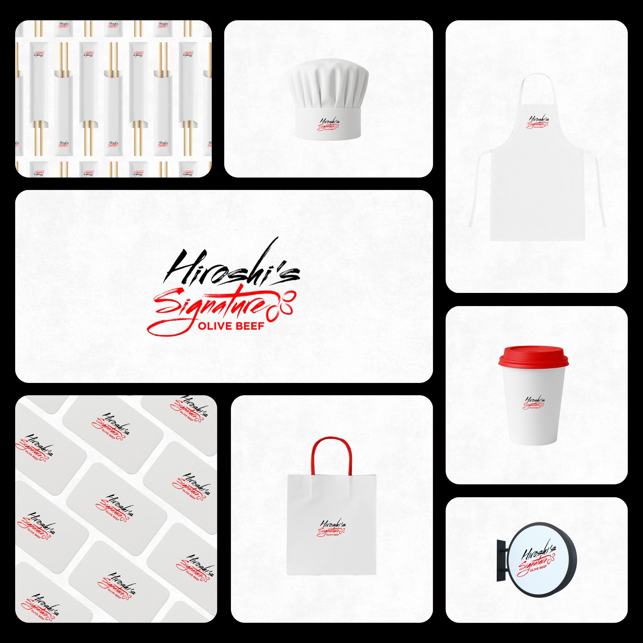 Japanese Restaurant Brand Identity Design artistic beef brand identity branding brush custom logo dynamic flat food branding hand drawn illustration japanese branding japanese food japanese restaurant logo minimal modern olive symbolic wordmark