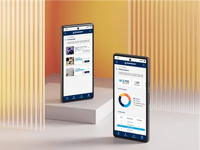 GranuLearn: Mobile LMS UI app design downloads education app edutech lms metrics mobile ui offline learning performance performance tracking performance ui ui ui design ux