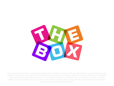 Box Logo | Fun logo | Playful Logo branding branding design colorful logo design fun logo generic logo icon letter logo logo logo 2025 logo design logo mark logos monogram logo playful logo rgb logo text logo