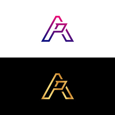 Letter AP Logo Design Concept a letter logo ap logo logo
