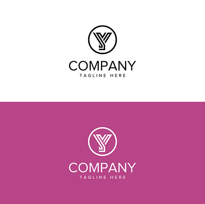 Y Letter Logo Design Y Line Logo y logo