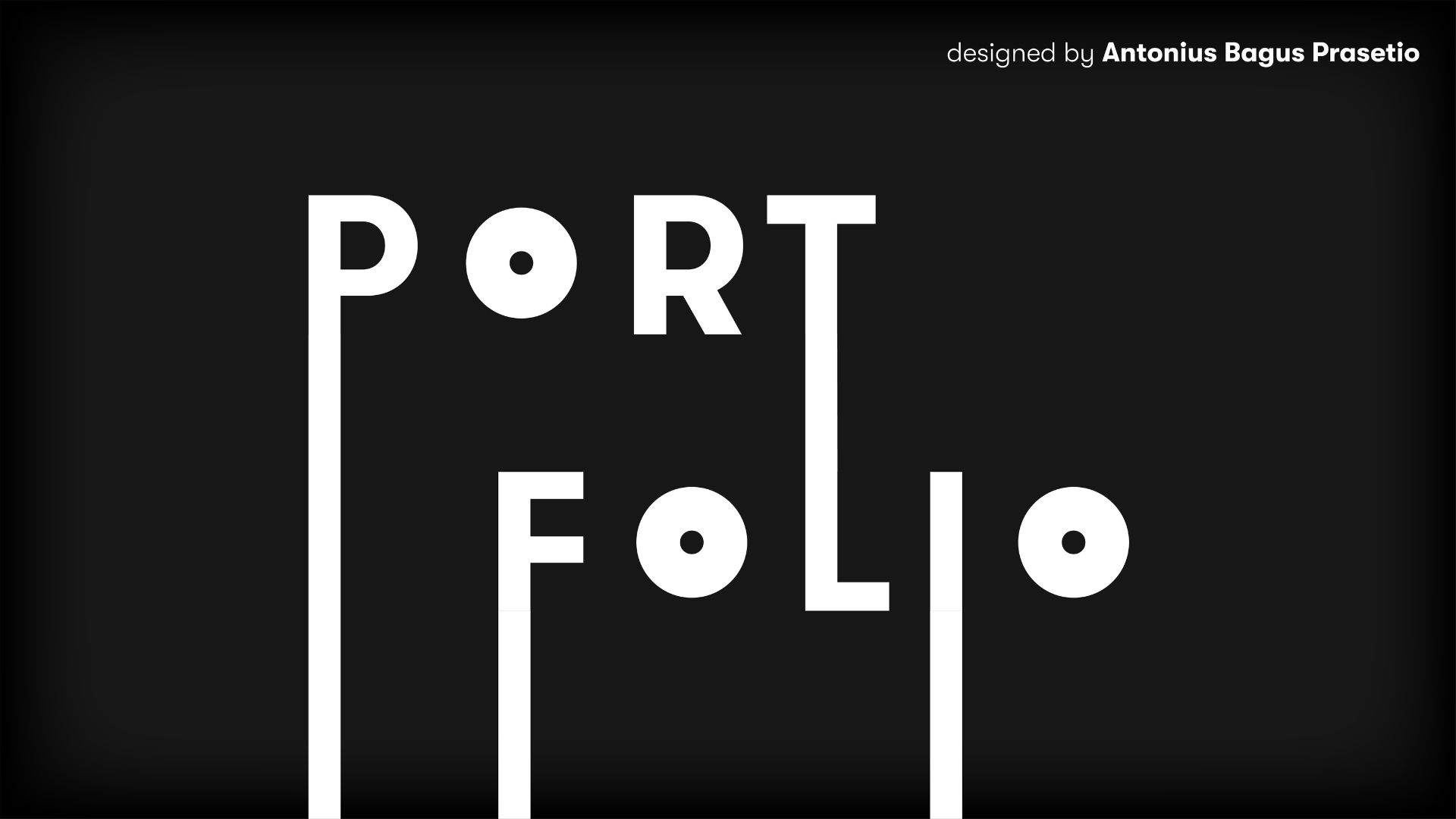 Simple & Professional Cover Portfolio Design adobe illustrator black branding clean cv graphic design grey illustration innovation marketing minimalism modern personal pitch deck portfolio professional simple template white