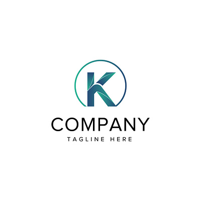 Abstract K letter Logo Design k logo