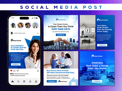 Real estate social media post. dribbble graphicdesign realestate realestatemarketing socialmediadesign
