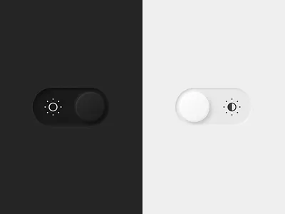 Skeuomorphic toggle switch animation design input product design switch toggle ui uiux
