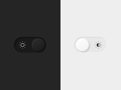 Skeuomorphic toggle switch animation design input product design switch toggle ui uiux