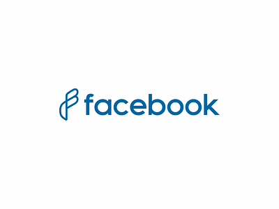 facebook logo redesign (remake) f+b monogram book design face facebook fb fb lettermark fb monogram graphic design lettermark logo logotype minimal minimalist monogram simple symbol