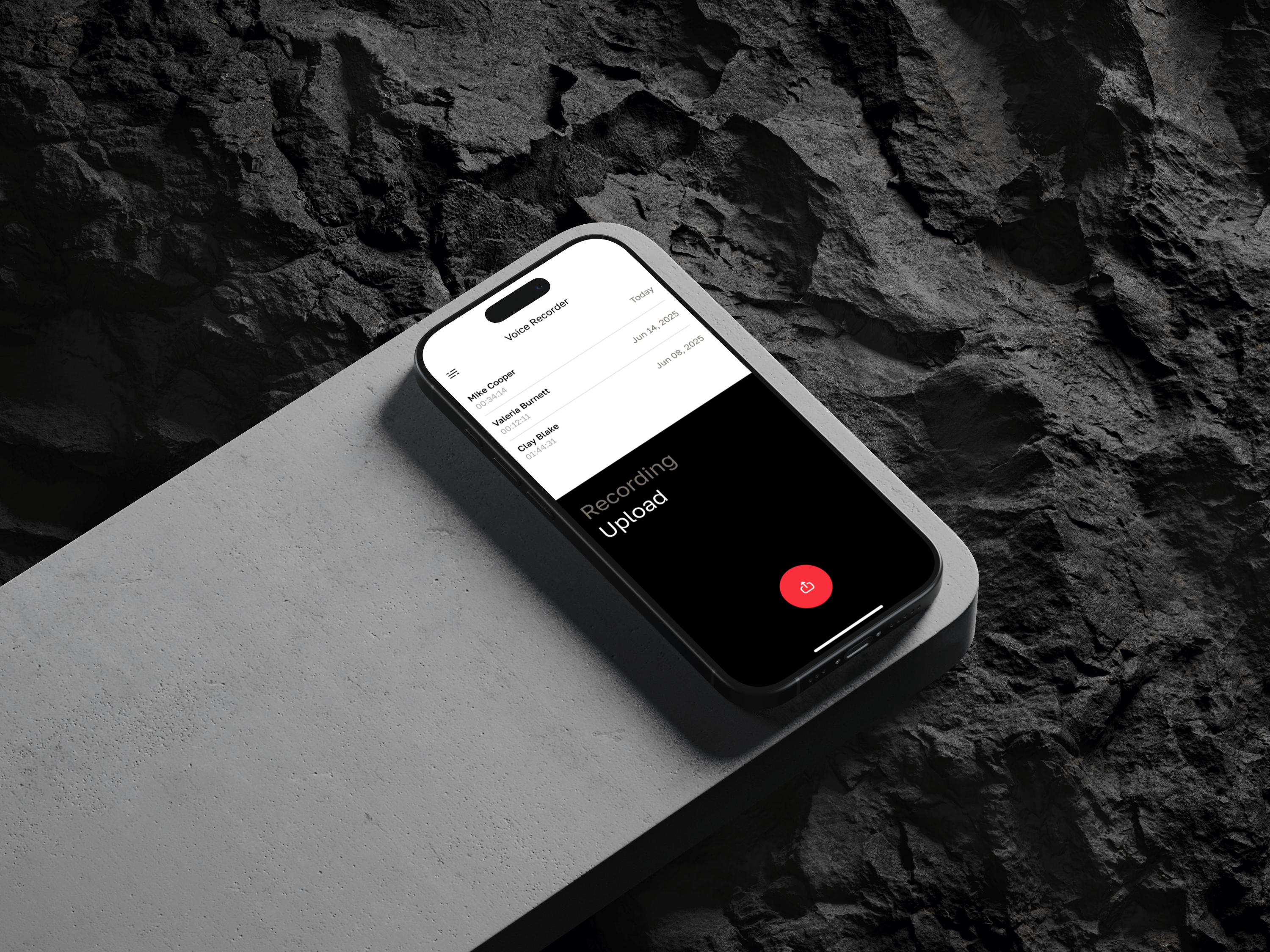 Example of Mobile UI Design 