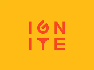 Ignite fire 🔥 flame wordmark education fire flame learning logodesign technology torch typography wordmark