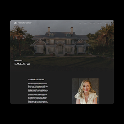 Gabriela Giacomossi frontend ui design ux design web design website wordpress