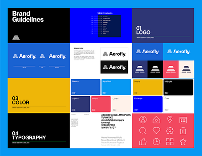 Aerofly Brand Guidelines brand design brand guidelines brand identity branding graphic design icon design travel visual identity
