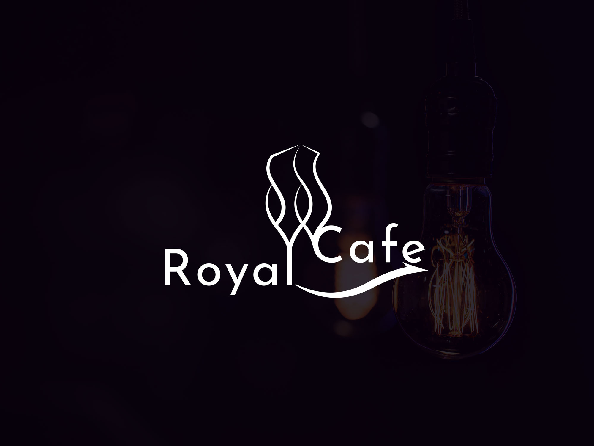 Royal Cafe Restaurant branding cafe dubai restaurant hotel identity logo logo designer logodesign logos print restaurant restaurant branding restaurant logo restaurant logo design restaurantlogo visual design
