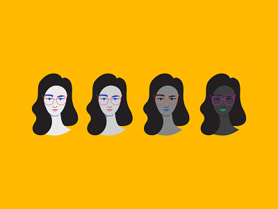 Different skin, where? adobe behance colors design figma graphic design illustration illustrator photoshop ui ux wacom yellow