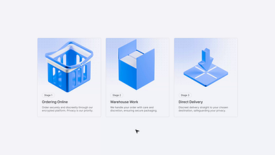 Thingamajig 3d 3d animation blender blender3d card illustration isometric isometric illustration package package delivery tile webshop webstore