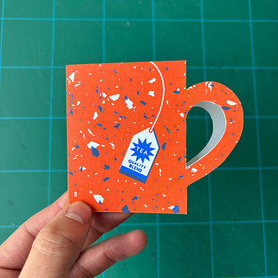 Die Cut Screen Printed Greetings Card colour design editorial illustration greetings card illustration print screen print