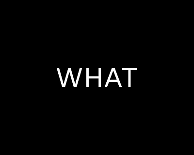 What comes next animation design flat kinetic motion graphics sans sanserif type typography vector