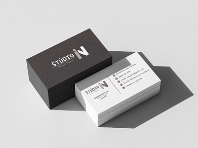 Logo and business card design for Hair Studio branding business card graphic design logo