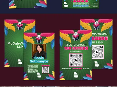 GALEO 2022 Hispanic Heritage Luncheon Graphics design event graphic design