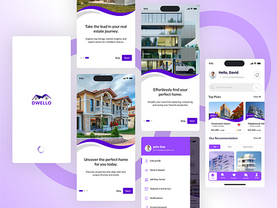 Dwello – Real Estate App UI form design