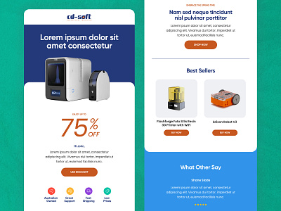 EDM Template Design edm edm marketing email design email template layout design marketing newsletter newsletter design ui web