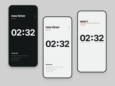 Daily UI 014 - Countdown Timer app challenge clock countdown countdown app countdown timer dailyui distraction focus habit habit app habit tracker minimal mobile reminder reminder app reminders timer timer app ui