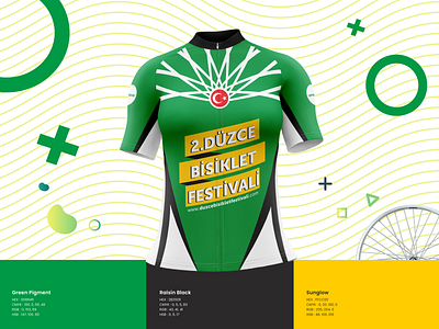 Bicycle Association 2nd Bicycle Festival Cycling Kit branding graphic design illustration jersey design