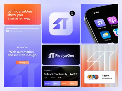 FidelyaOne graphic design professionallogo