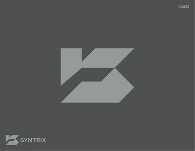 S monogram futuristic brandmark bold brand branding brandmark clean cyberpunk design futuristic graphic design icon logo logos mark modern s s monogram simple