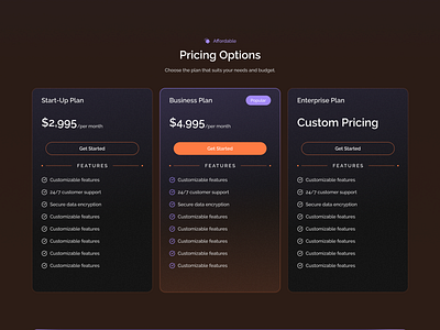Pricing Page card design design price pricing pricing card pricing design pricing page pricing page ui pricing table pricing ui pricing web pricing website ui design vibrant web design