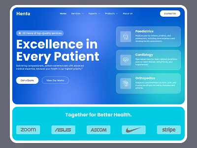 Health care website ui design best website ui ux best website uiux doctor website figma ui figma ui designer health care product health website landing page web uiux medical appointment website medical saas website medical website modern website uiux pharmecy website ui ux web ui