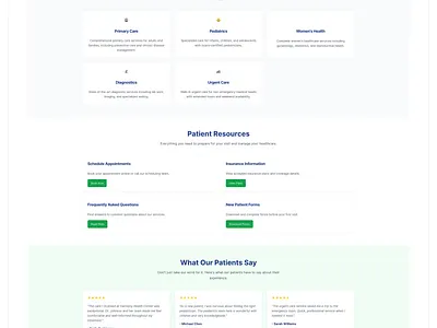 Harmony Healthcare Facility design healthcare website