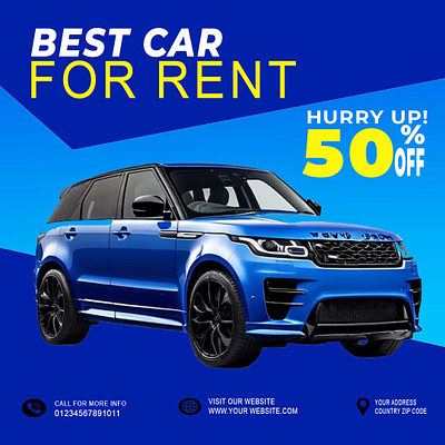 Car Flyer Design branding car flyer car promotion car sale graphic design