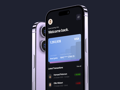 Crypto & Finance Wallet Mobile App app banking banking app card cards crypto crypto app design finance finance app mobile money nft pay transaction transaction app transfer ui wallet wallet app